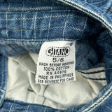 Gitano Checked Jeans - 22W UK 4 Blue Cotton