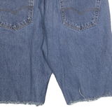 LEVI'S Mens Denim Blue Cut-Off Shorts L W34 Casual Cotton Blend