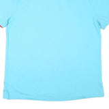 TOMMY HILFIGER Mens Blue Polo Shirt 2XL Cotton Blend Short Sleeve Basic