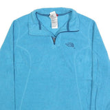 THE NORTH FACE Womens Blue Pullover Plain Crew Neck Basic Knit Jumper S Outdoor