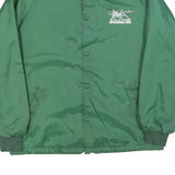 WEST ARK Mens Green Button Jacket M Polyester Plain Lightweight Casual