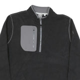 PUMA Mens Black Polyester Blend Pullover Plain Crew Neck Basic Knit 3XL