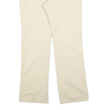BARBOUR Womens Regular Fit Beige Cotton Blend Trousers W32 L32 Classic Zip