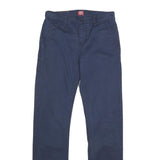 LEVI'S Boys Navy Blue Regular Fit Straight Leg Cotton Blend Trousers W26 L30