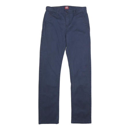 LEVI'S Boys Navy Blue Regular Fit Straight Leg Cotton Blend Trousers W26 L30