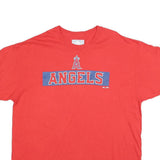 MAJESTIC Mens Red Angels Graphic T-Shirt XL Short Sleeve Crew Neck Casual