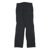 OP Womens Black Regular Fit Straight Leg Polyester Blend Trousers W28 L32 Casual