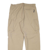 OLD KHAKI Mens Cotton Blend Beige Relaxed Cargo Trousers W35 L32