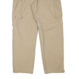 OLD KHAKI Mens Cotton Blend Beige Relaxed Cargo Trousers W35 L32
