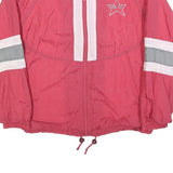 Mens Red & Grey Work Out Zip Jacket S Polyester Blend Casual Sportswear