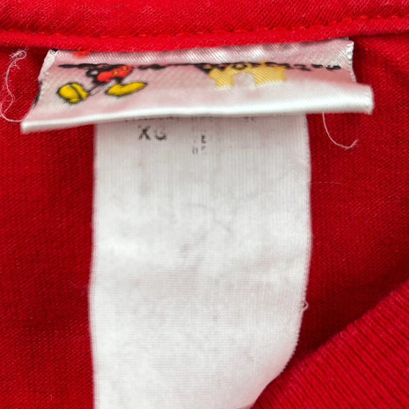 Walt Disney World Disney T-Shirt - XL Red Cotton