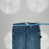 Calvin Klein Jeans Carpenter Jeans - 38W 32L Blue Cotton