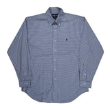 Blake Shirt Ralph Lauren Checked Shirt - Medium Blue Cotton