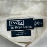 Polo By Ralph Lauren Shirt - XL White Cotton