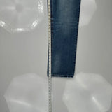 Faded Glory Contrast Stitch Jeans - 33W 32L Blue Cotton Blend