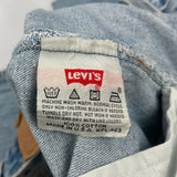 501 Levis Jeans - 32W 30L Light Wash Cotton