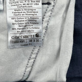 Carhartt Ripstop Cargo Trousers - 36W 30L Blue Cotton Blend