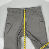 Dickies Cargo Shorts - 32W 10L Grey Cotton