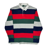 J Crew Striped Rugby Shirt - XL Multicoloured Cotton