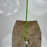 Carhartt Double Knee Carpenter Pants - 32W 31L Beige Cotton