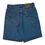 Levis Denim Shorts - 33W 9L Blue Denim