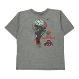 Ohio State Nike Graphic T-Shirt - Large Grey Cotton
