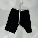 Levis Cargo Shorts - 30W 11L Black Cotton