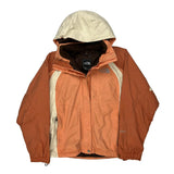 The North Face Waterproof Jacket - Small Cream Polyester