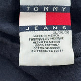 Tommy Jeans Long Sleeve T-Shirt - XL Navy Cotton