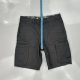 Nike Cargo Shorts - 30W 10L Grey Cotton