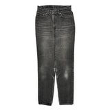 Levis Slim Fit Jeans - 28W US 4 Gray Cotton