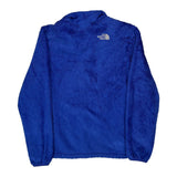 The North Face Fleece - Large Blue Polyester