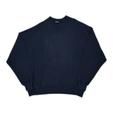 Unbranded Blank Sweatshirt - XL Navy Cotton