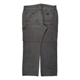 Dickies Double Knee Carpenter Trousers - 36W 30L Grey Cotton
