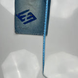 Enyce Hip Hop Denim Shorts - 34W 12L Blue Cotton