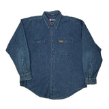 Chaps Ralph Lauren Denim Shirt - XL Blue Cotton