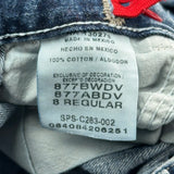 Age 8 Wrangler Double Knee Jeans - Medium Blue Cotton