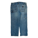 Dickies Jeans - 36W 34L Blue Cotton