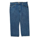 501 Levis Jeans - 35W 26L Blue Cotton