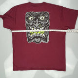 Santa Cruz T-Shirt - XL Burgundy Cotton