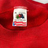 Vintage St. Louis Cardinals Fruit Of The Loom Graphic Sweatshirt - XL Red Cotton Blend