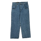 Lee Pipes Carpenter Jeans - 32W 28L Blue Denim