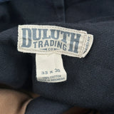 Duluth Cargo Pants - 34W 30L Black Cotton