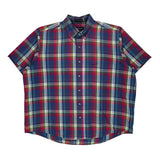 Gant Checked Short Sleeve Shirt - XL Multicoloured Cotton