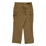 Schmidt Carpenter Trousers - 32W 30L Brown Cotton