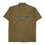 Rivers Of Water Dickies Short Sleeve Shirt - Medium Khaki Polyester Blend
