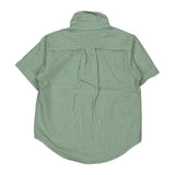 Age 1.5 Ralph Lauren Striped Short Sleeve Shirt - 2XS Green Cotton