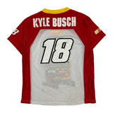 Age 6-7 Kyle Busch Racing Team Nascar Graphic Jersey - Small Red Polyester