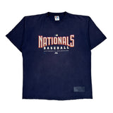 Nationals Baseball Majestic Mlb T-Shirt - XL Navy Cotton