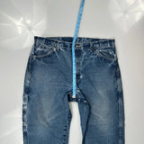 Wrangler Double Knee Carpenter Jeans - 38W 30L Blue Cotton